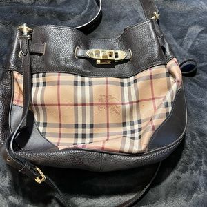 Authentic Burberry Hobo purse